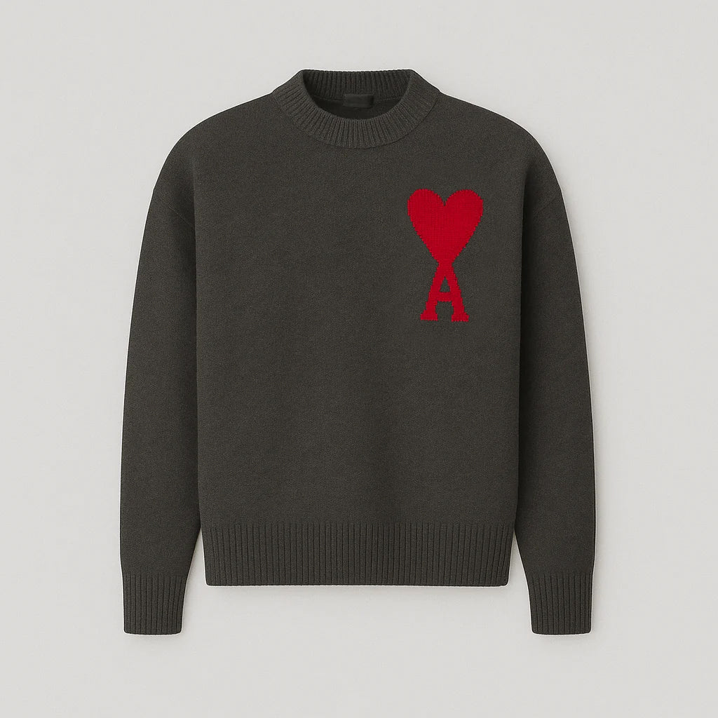 Adrien | Strikket Logo Sweater Unisex