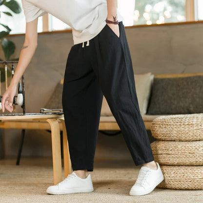 Emil™ | Herrer Åndbare Linnedbukser med Letvægtskomfort