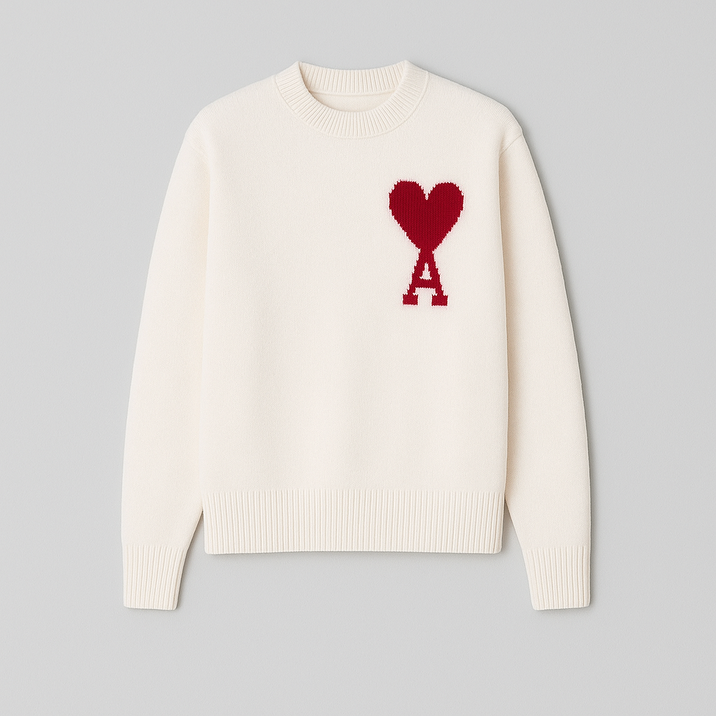Adrien | Strikket Logo Sweater Unisex